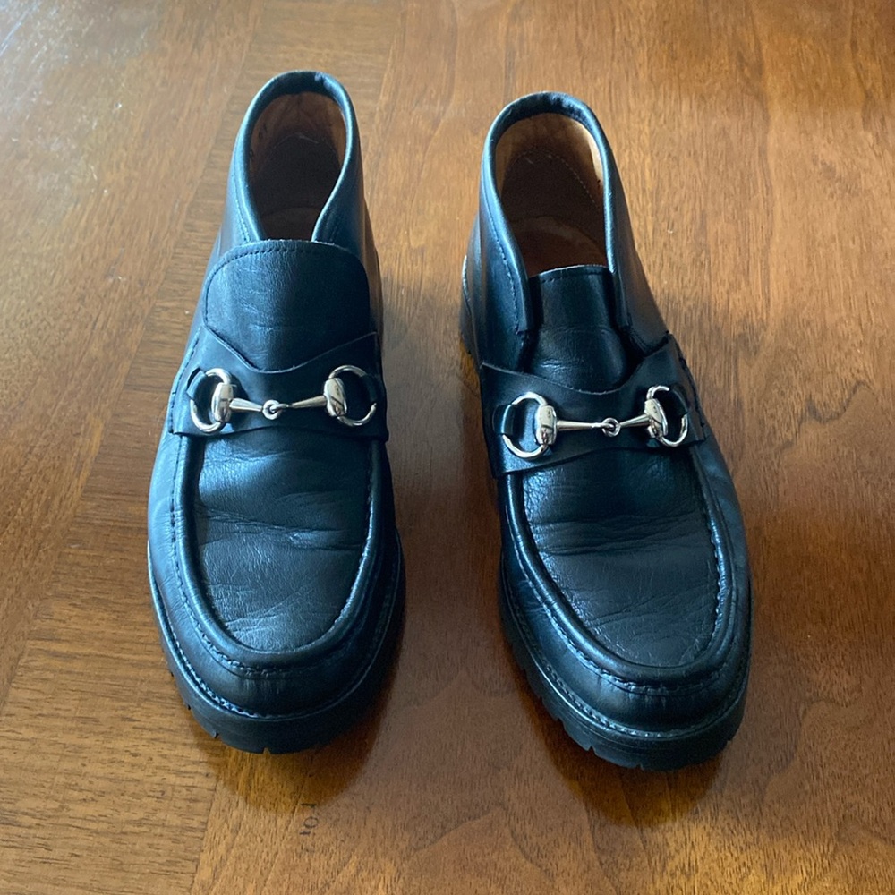 Vintage Gucci Horse-Bit Ankle Boots
